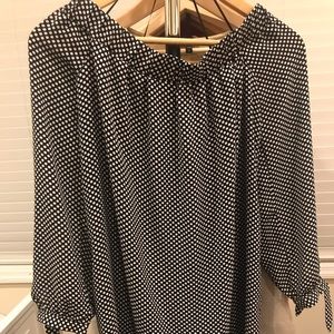 Black and White Polka Dot Dress